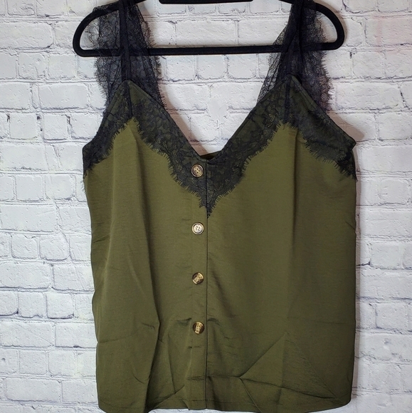 OLIVE Gypsy Chic Olive & Black Lace - Picture 4 of 4
